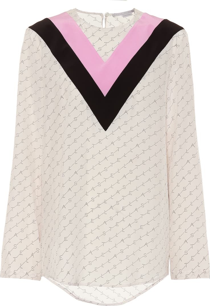 Stella McCartney Printed silk shirt