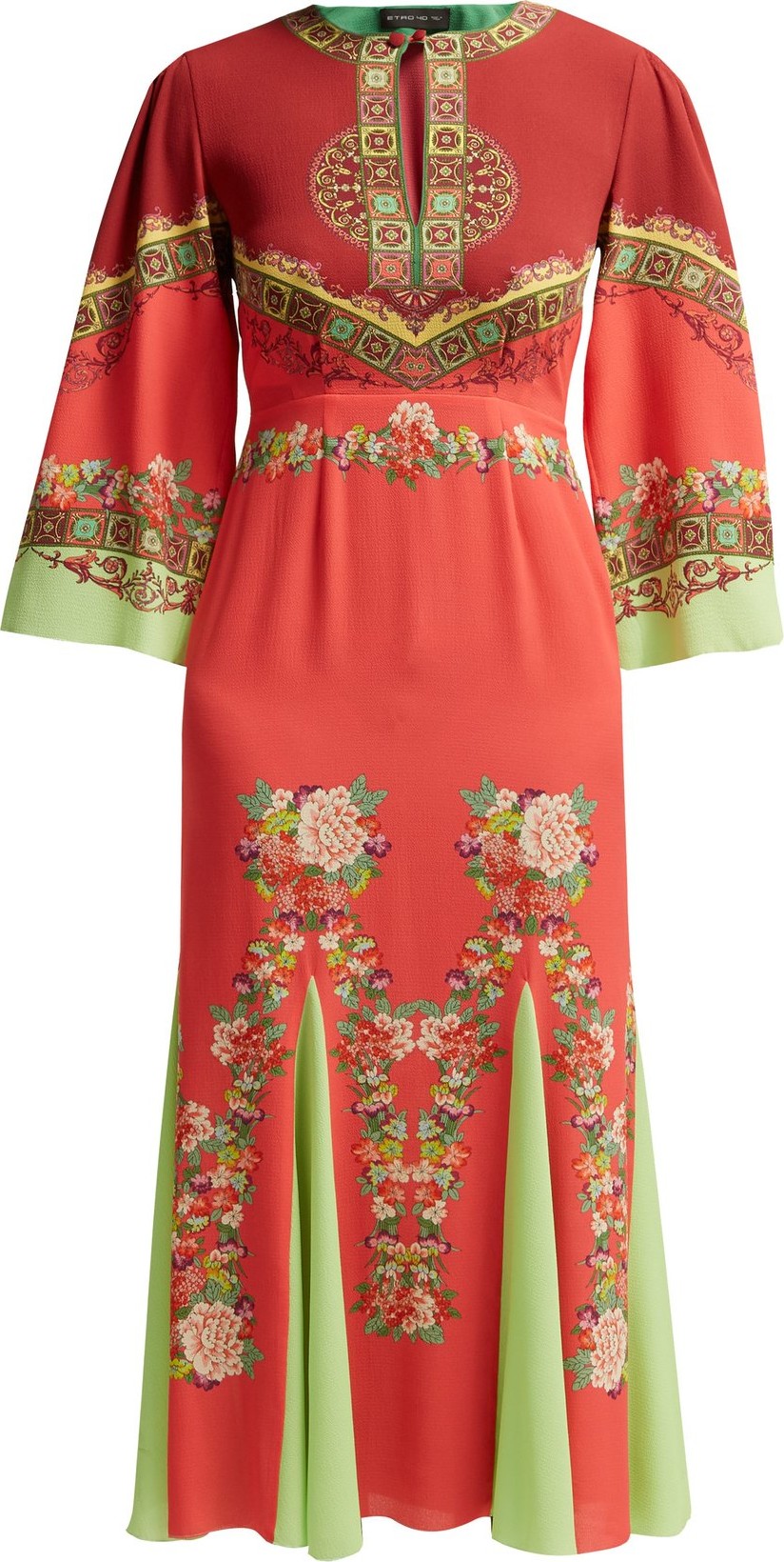 Etro Taico printed crepe dress