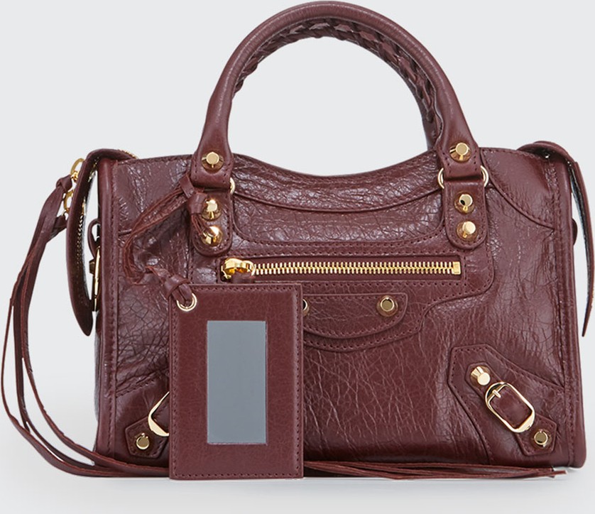 Balenciaga Classic City Mini Leather Satchel Bag