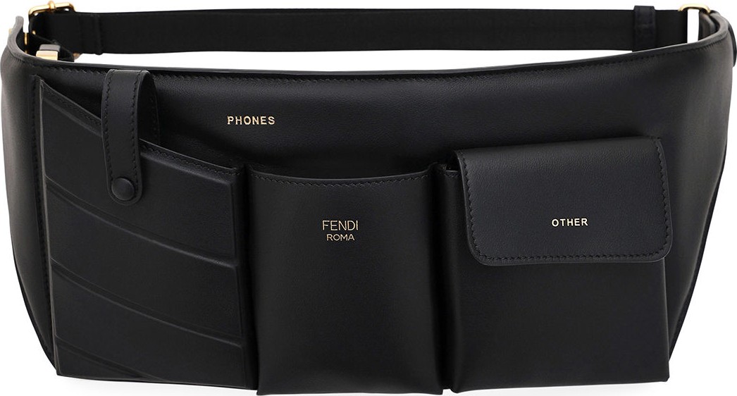 Fendi Leather Pouch Belt Bag