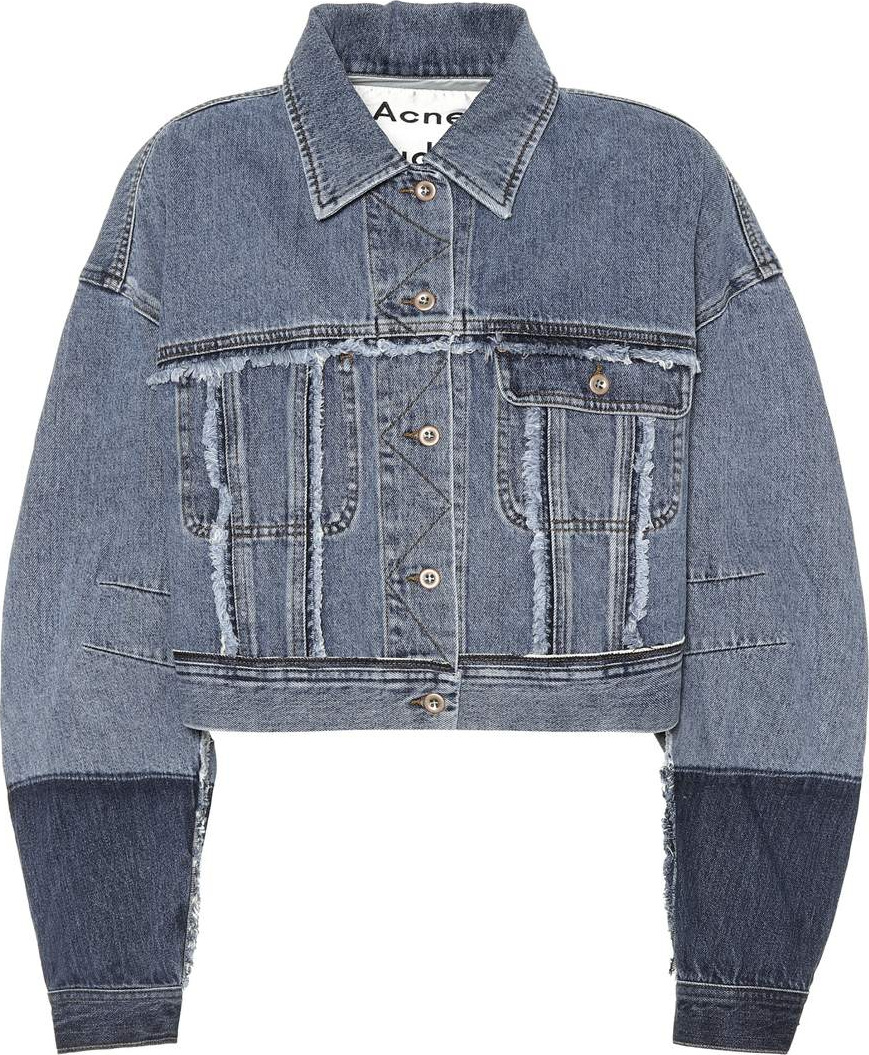 Acne Studios Kremi cropped denim jacket
