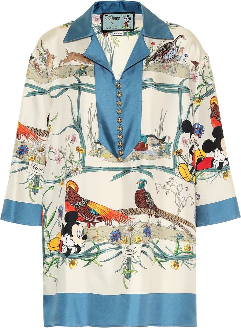 Gucci x Disney® silk-twill shirt