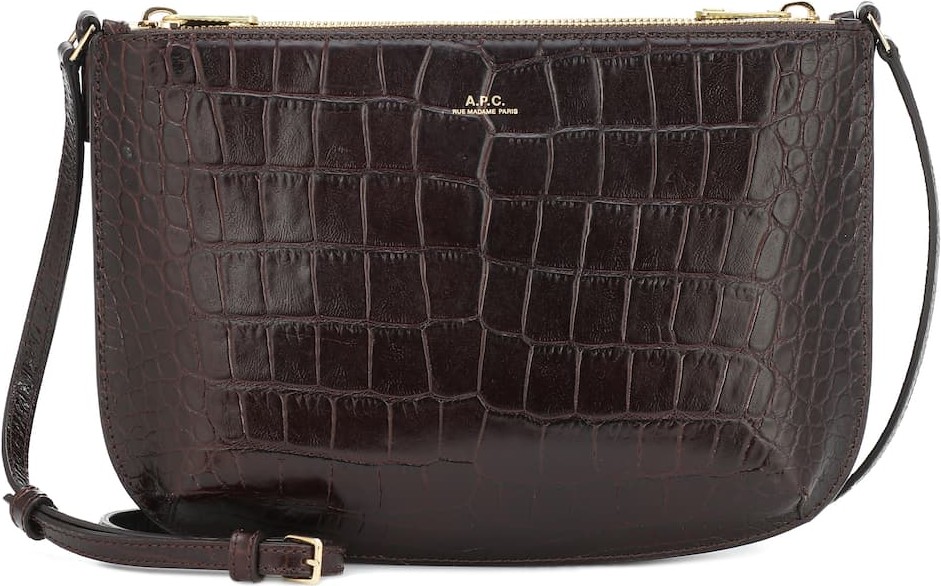 A.P.C. Sarah croc-effect crossbody bag