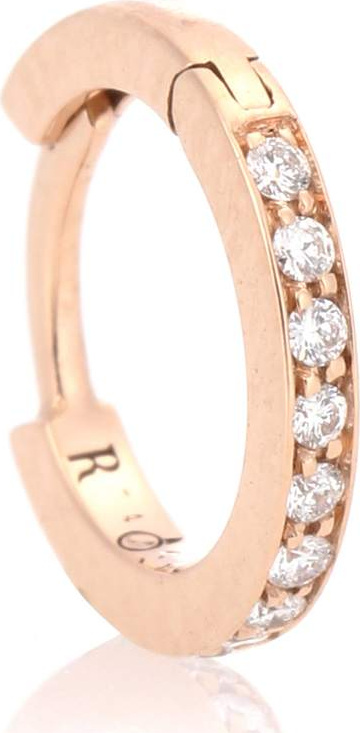 REPOSSI Mini Créole 18kt rose gold single earring with diamonds