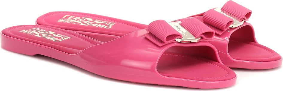 Salvatore Ferragamo Cirella rubber slides