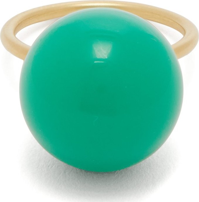 Irene Neuwirth Chrysoprase & 18kt gold ring