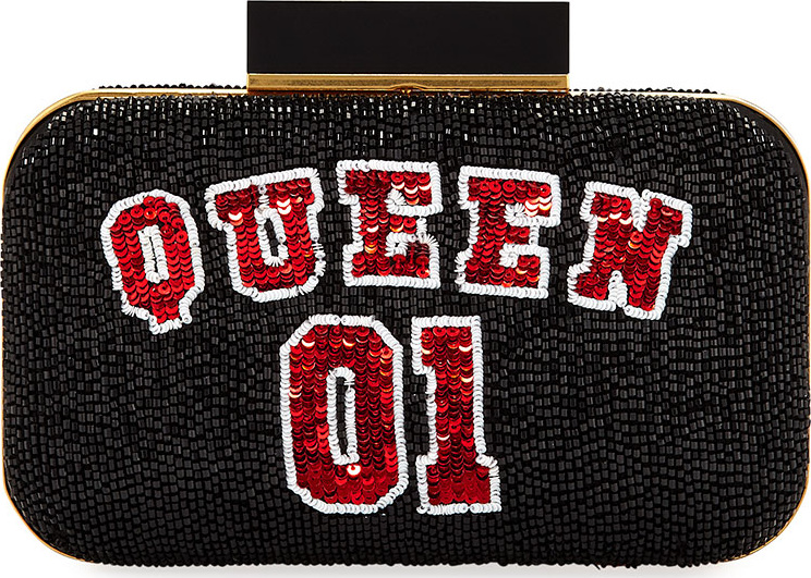 Alice + Olivia Shirley Queen 01 Beaded Clutch Bag Alice + Olivia Shirley Queen 01 Beaded Clutch Bag