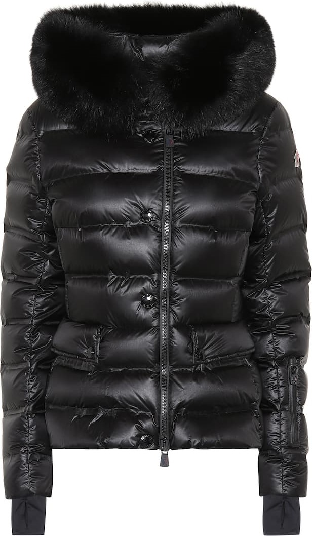 Moncler Armotech fur-trimmed down ski jacket