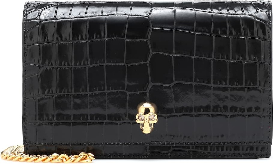 Alexander McQueen Skull Small leather crossbody bag