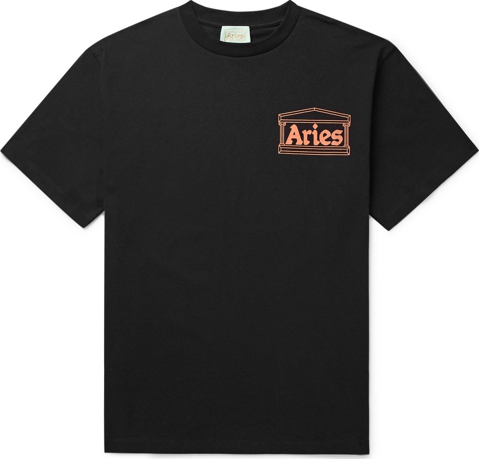 Aries Logo-Print Cotton-Jersey T-Shirt