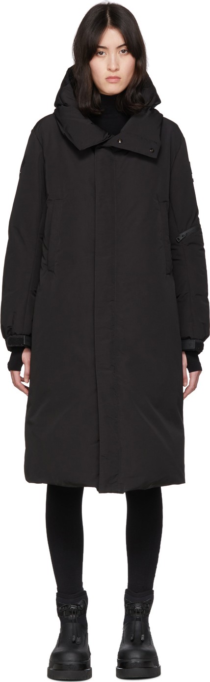 Moncler Genius SSENSE Exclusive 6 Moncler 1017 Alyx 9SM Black Down Parus Coat