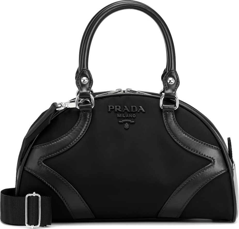 Prada Bowling Small nylon crossbody bag