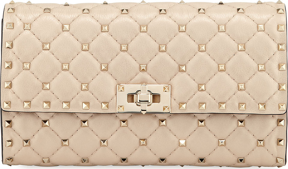 Valentino Rockstud Spike Wallet On A Chain