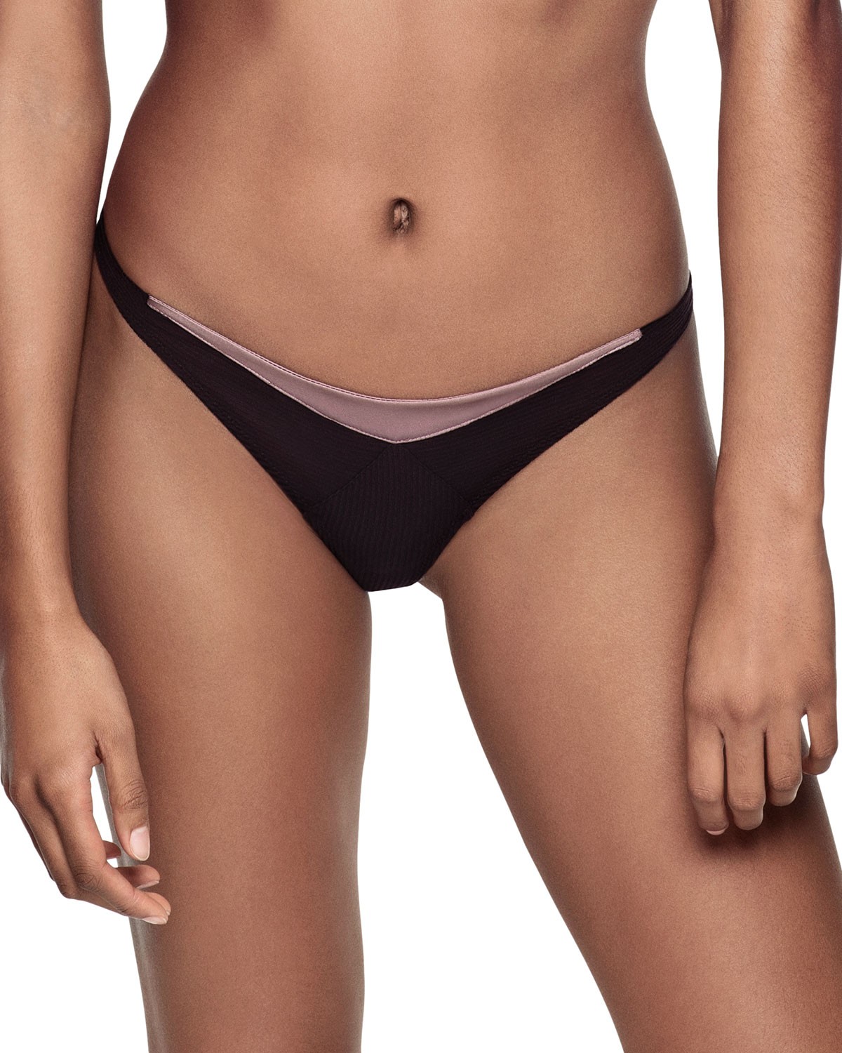 Kiki De Montparnasse Grand Intime Colorblock Thong
