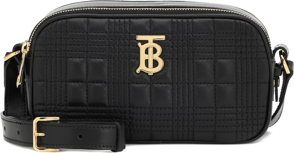 Burberry London England TB Camera quilted leather belt bag