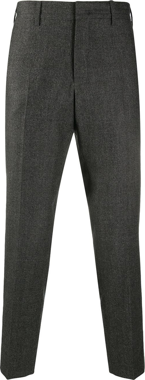 Pt01 - Tonal woven check trousers