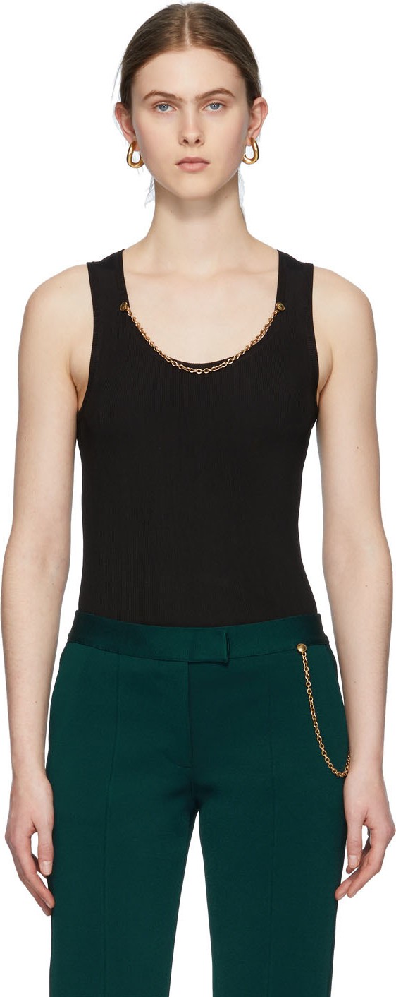 Givenchy Black Chain Tank Top