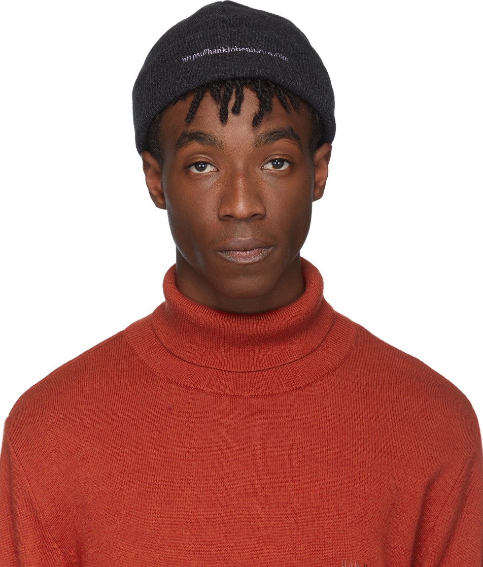 Han Kjobenhavn Black 'Han' Top Beanie
