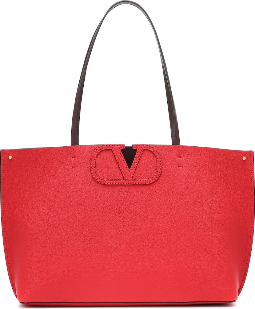 Valentino Valentino Garavani VLOGO Small leather tote
