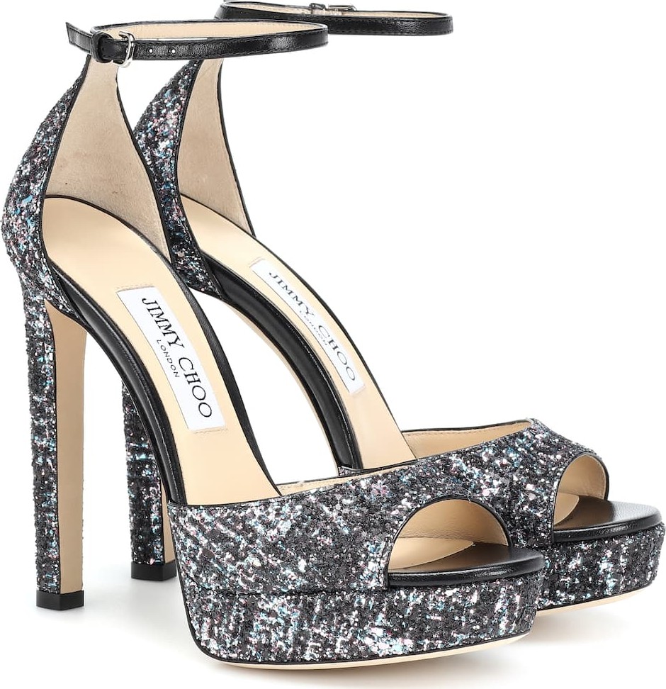 Jimmy Choo Pattie 130 plateau sandals