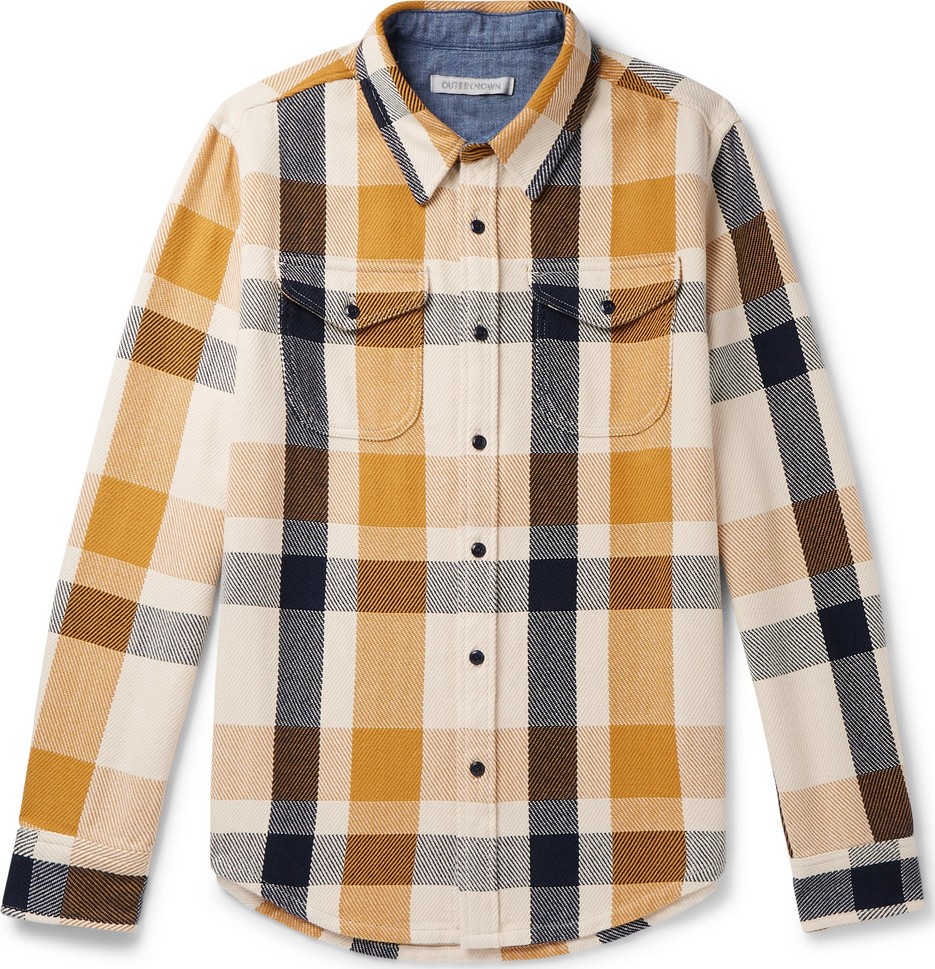 Outerknown Checked Organic Cotton-Twill Shirt