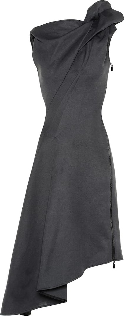 Maticevski Paramour Asymmetric midi dress