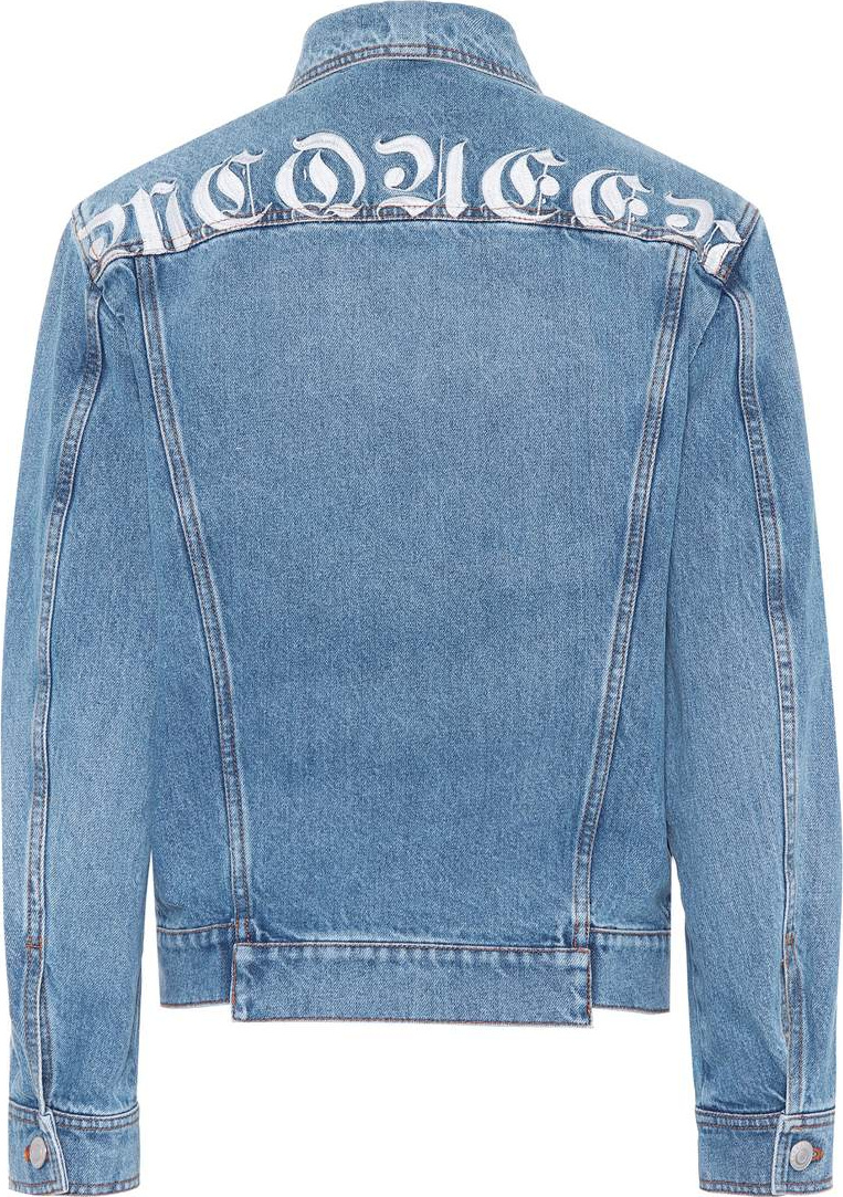Alexander McQueen Embroidered denim jacket