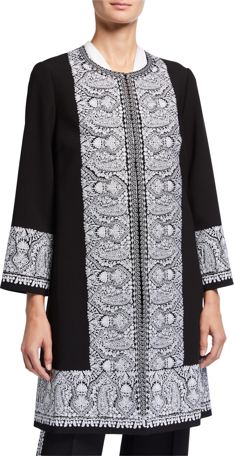 KOBI HALPERIN Marta Paisley Coat