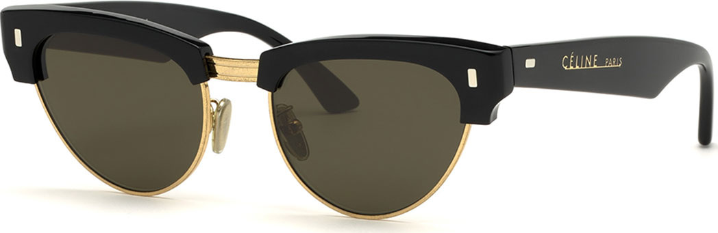 Celine Metal & Acetate Cat-Eye Sunglasses
