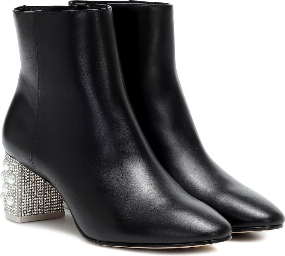 Sophia Webster Toni embellished leather ankle boot