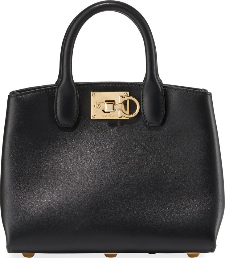 Salvatore Ferragamo The Studio Mini Leather Satchel Bag