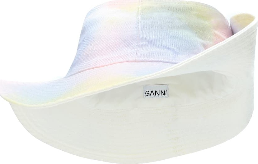 Ganni Tie-dye denim bucket hat