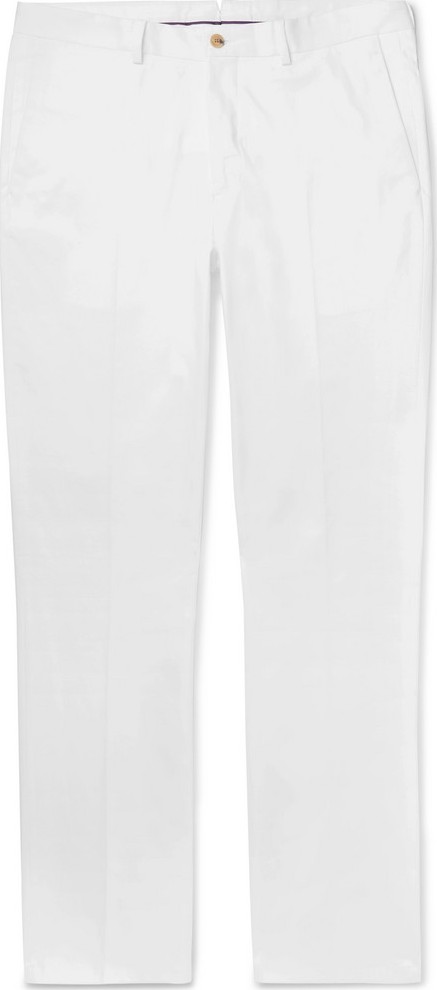 Ralph Lauren Purple Label Knightsbridge Stretch-Cotton Twill Chinos