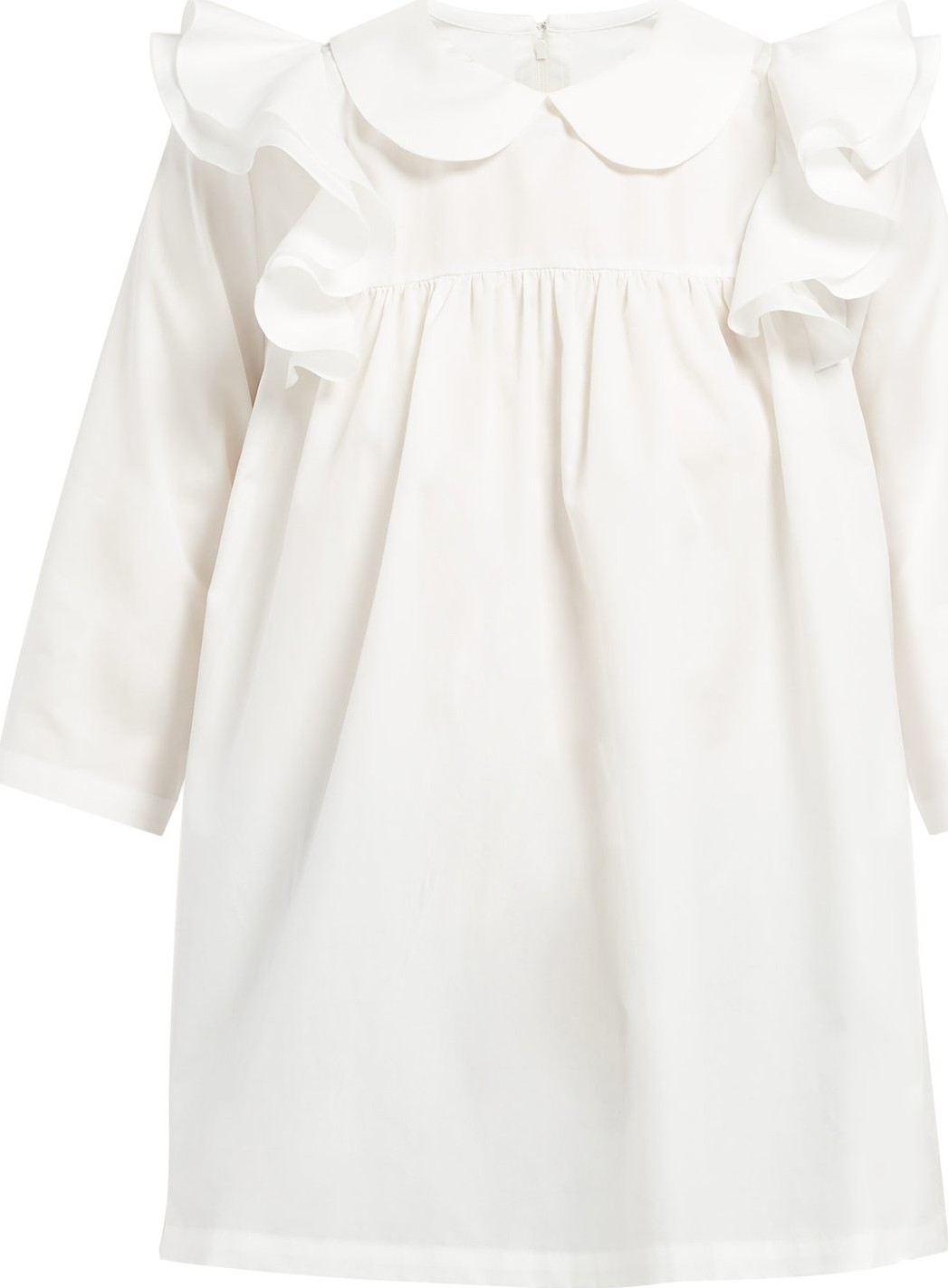 Comme Des Garçons Girl Ruffled cotton-poplin blouse