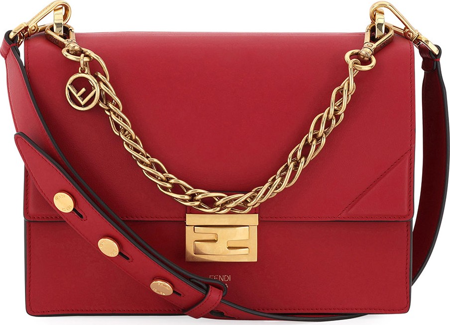 Fendi Kan Grace Matte Shoulder Bag