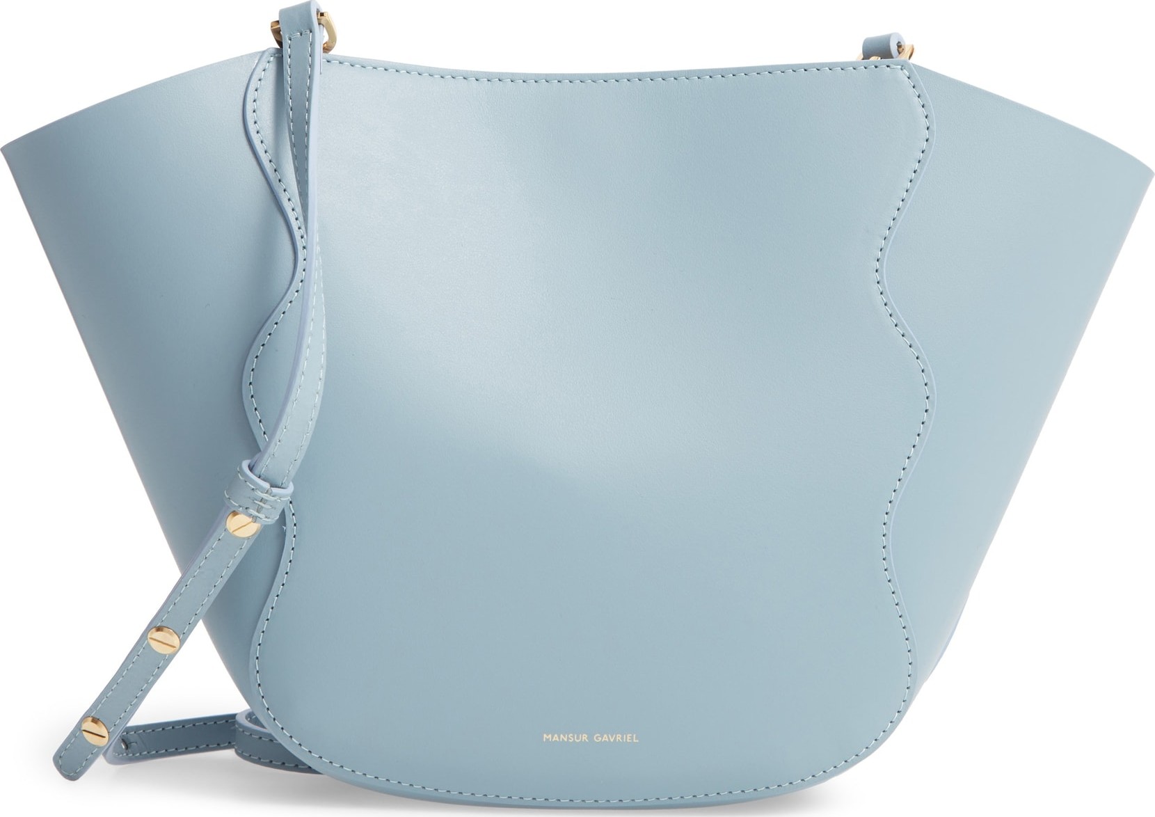 Mansur Gavriel Mini Ocean Leather Tote
