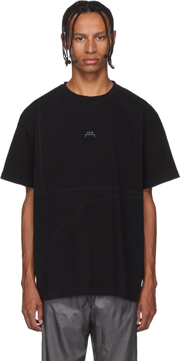 A-Cold-Wall* Black Overlock T-Shirt