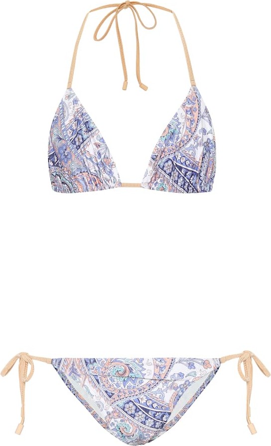 Zimmermann Exclusive to Mytheresa – Paisley triangle bikini