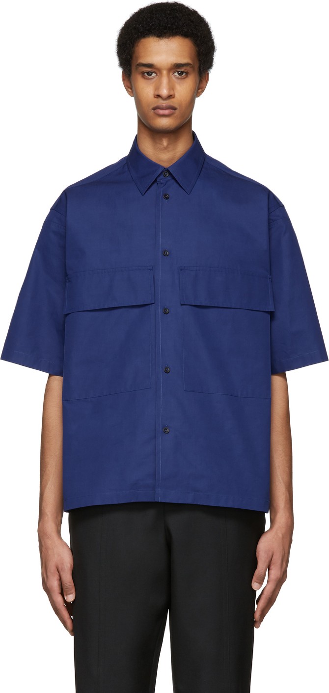 Jil Sander Blue Ariel Shirt
