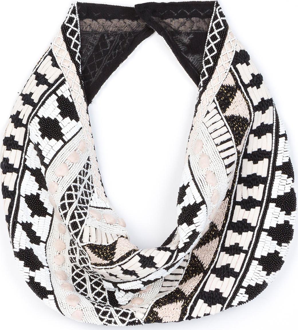 Mignonne Gavigan New York Nonna Cotton-Silk Blend Scarf Necklace