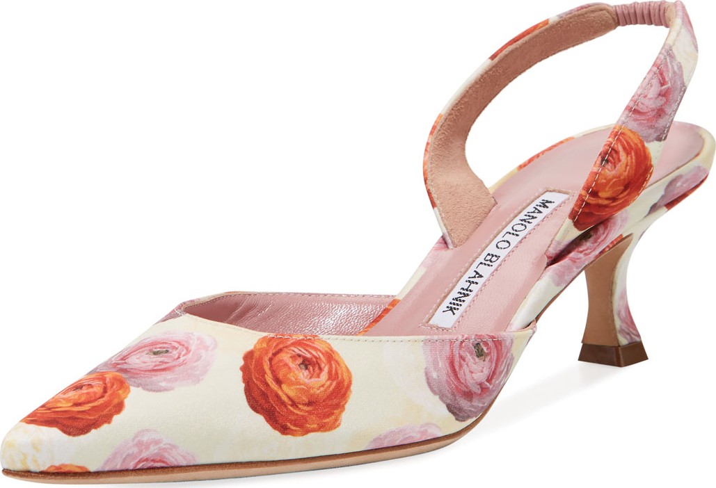 Manolo Blahnik Carolyne Fabric Pump