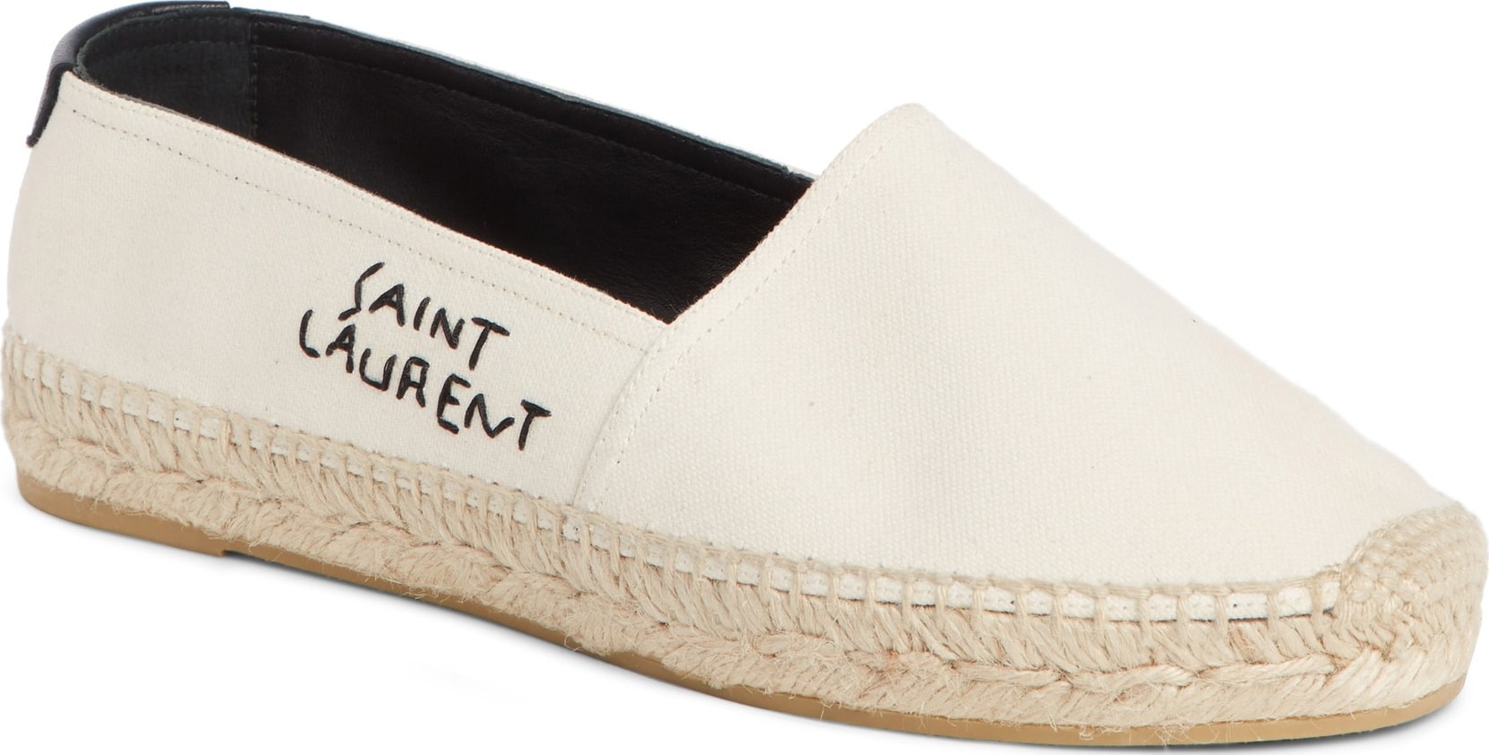 Saint Laurent Logo Embroidered Espadrille