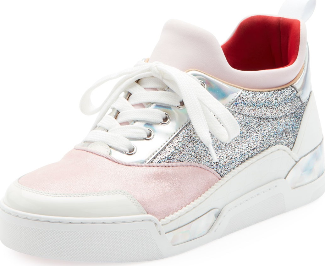 Christian Louboutin Aurelien Women's Multimedia Low-Top Sneakers