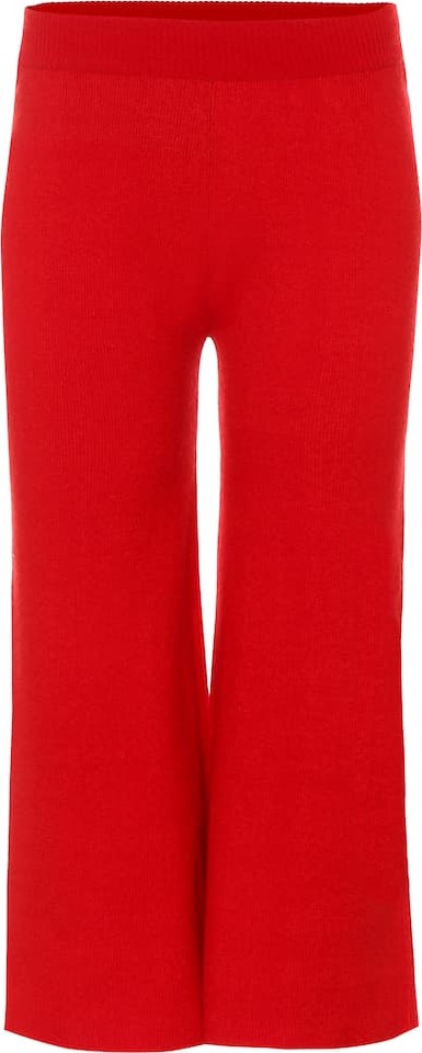 Ryan Roche Cashmere wide-leg pants