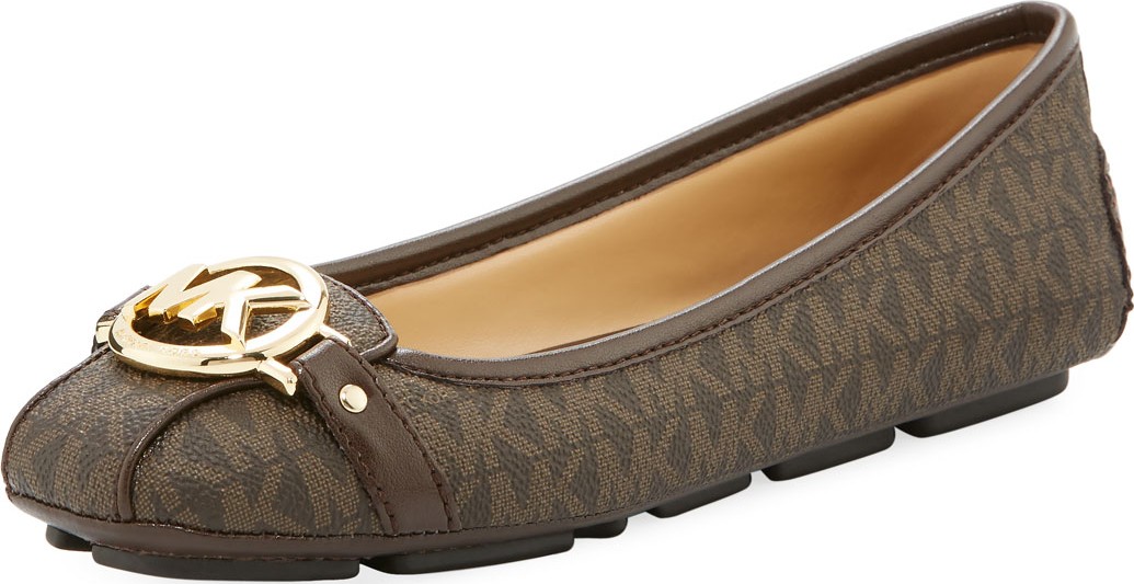 MICHAEL MICHAEL KORS Fulton Logo-Print Moccasin