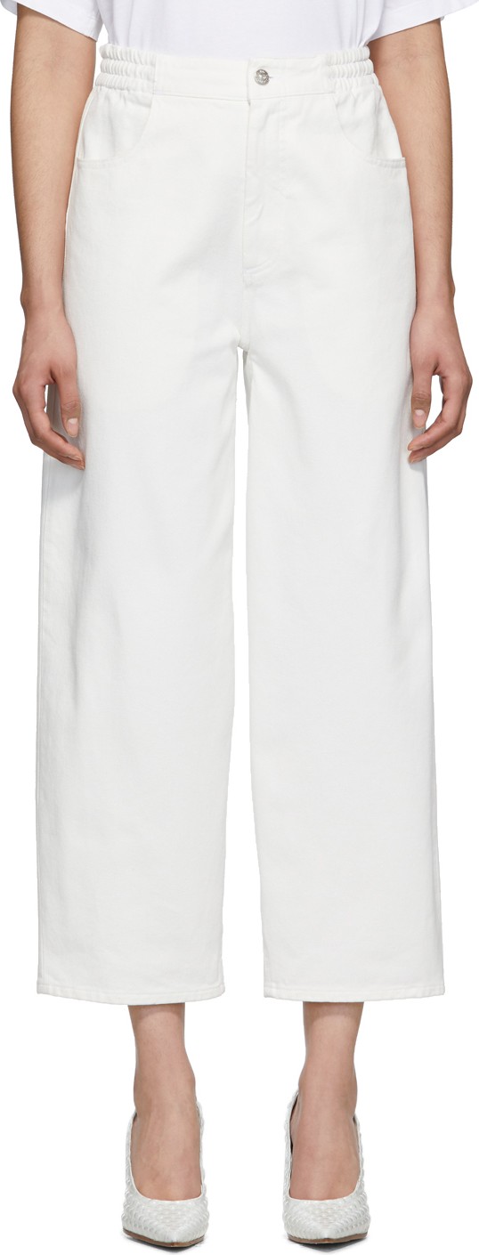 MM6 Maison Margiela Off-White 5-Pocket Lounge Pants