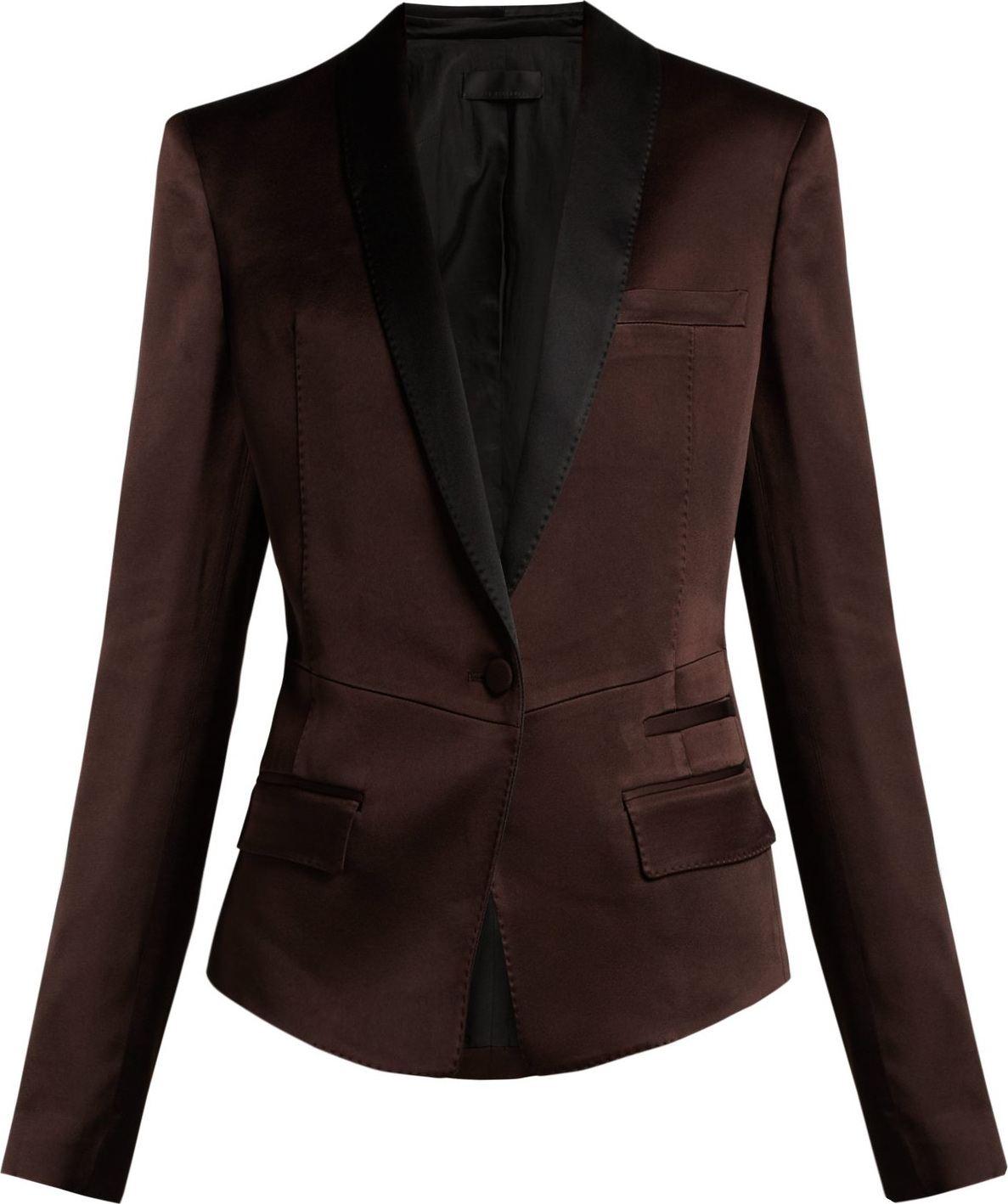 Haider Ackermann Kuiper single-breasted satin blazer