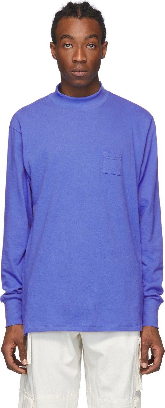 Aimé Leon Dore Blue Dimebag Long Sleeve T-Shirt