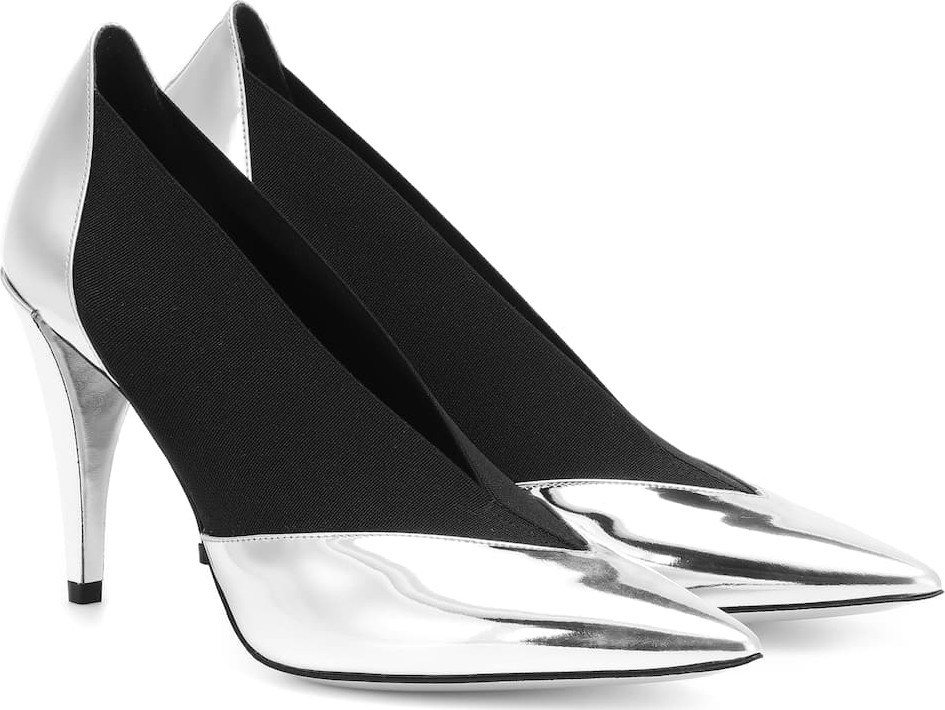 Givenchy Metallic leather pumps