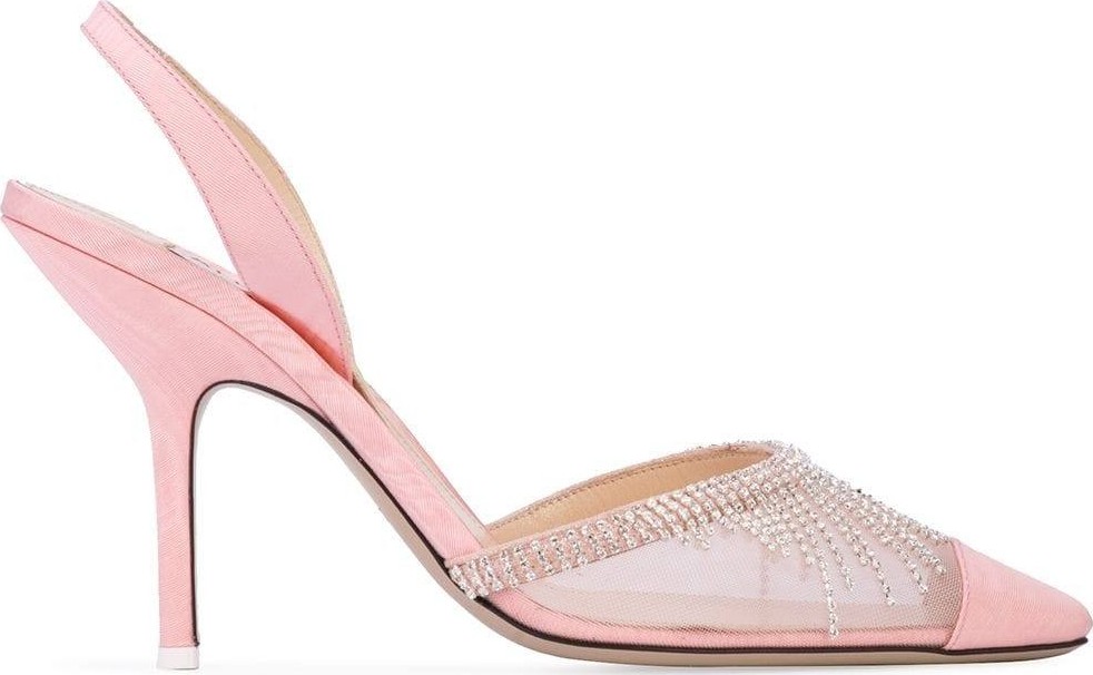Attico embellished slingback Mara pumps